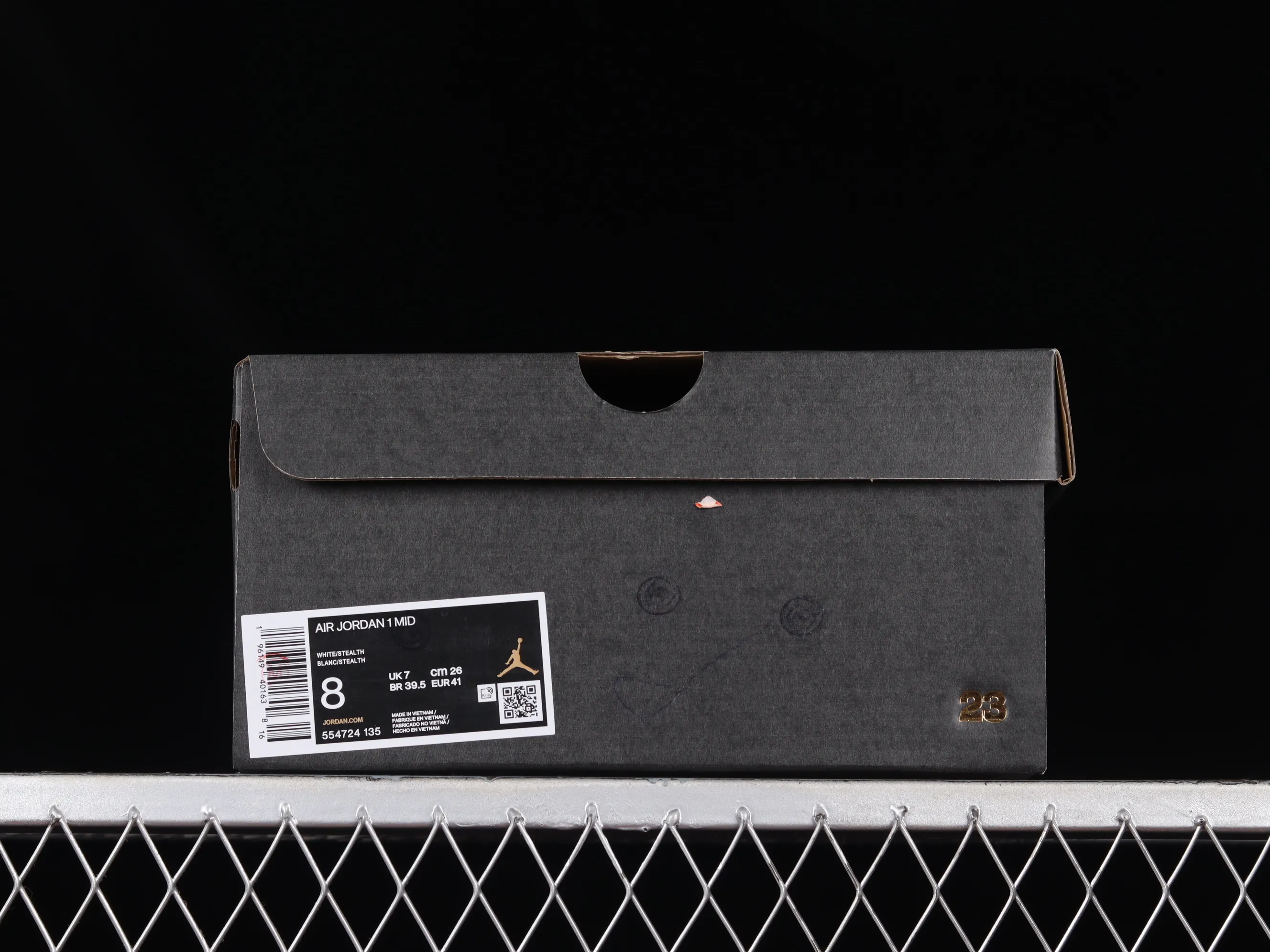 All categories Air Jordan Jordan series basketball shoes Air Jordan 1 Mid Air Jordan 1 Mid "Vintage Grey" AJ1 Joe 1 white gray first year China basketball shoes 554724-135